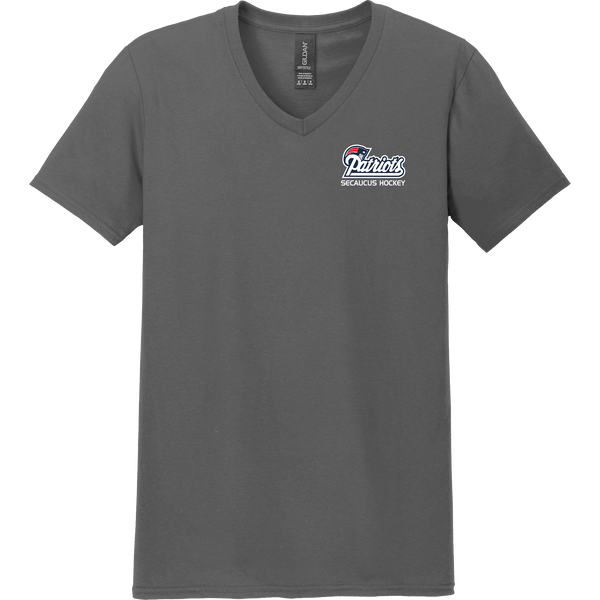 Secaucus Patriots Softstyle V-Neck T-Shirt