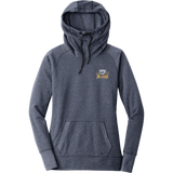 Biggby Bulldogs Tier 2 New Era Ladies Tri-Blend Fleece Pullover Hoodie