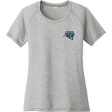 Kensington Valley Raiders Ladies PosiCharge Tri-Blend Wicking Scoop Neck Raglan Tee