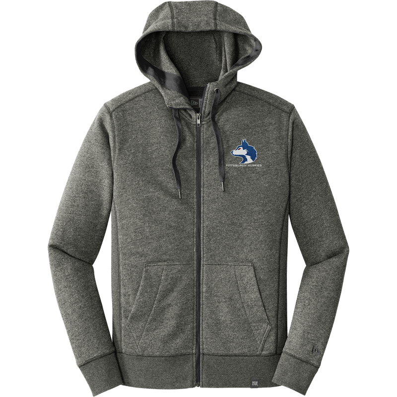 Pittsburgh Huskies New Era French Terry Full-Zip Hoodie