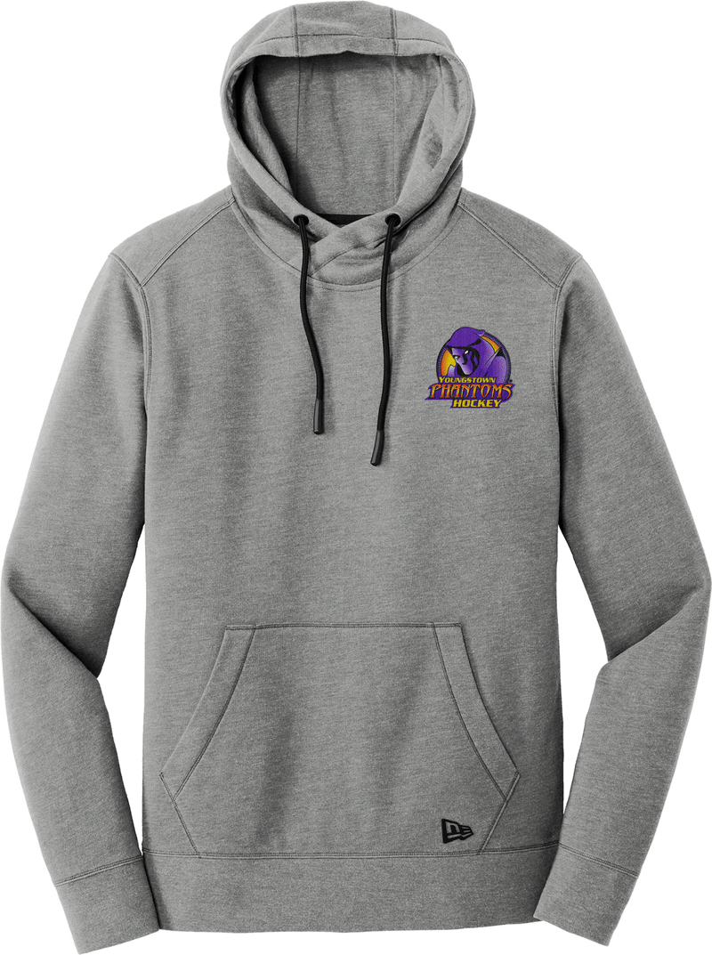 Youngstown Phantoms New Era Tri-Blend Fleece Pullover Hoodie