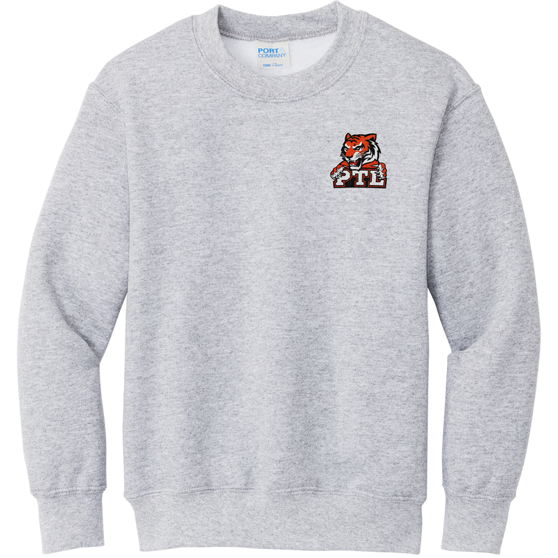 Princeton Tiger Lilies Youth Core Fleece Crewneck Sweatshirt