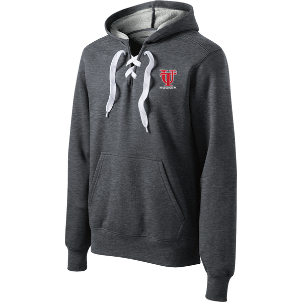 University of Tampa Lace Up Pullover Hooded Sweatshirt