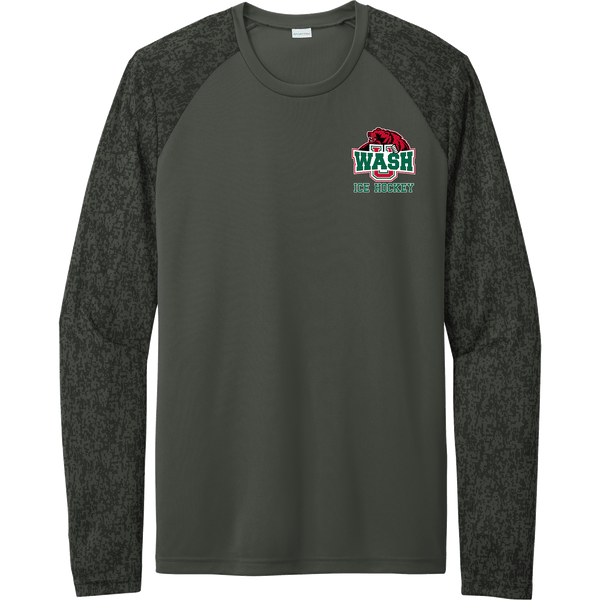 Wash U Long Sleeve Digi Camo Tee