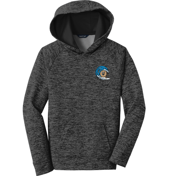 BagelEddi's Youth PosiCharge Electric Heather Fleece Hooded Pullover