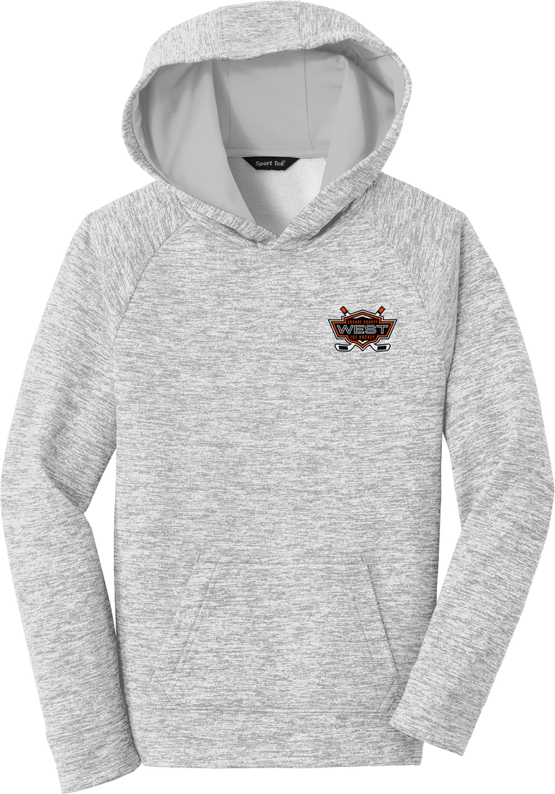 Orange County West Youth PosiCharge Electric Heather Fleece Hooded Pullover