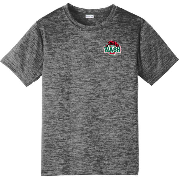 Wash U Youth PosiCharge Electric Heather Tee