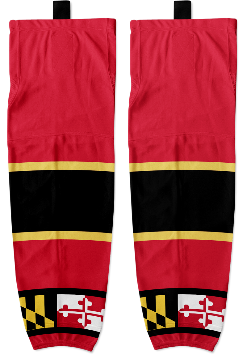 Team Maryland Sublimated Tech Socks